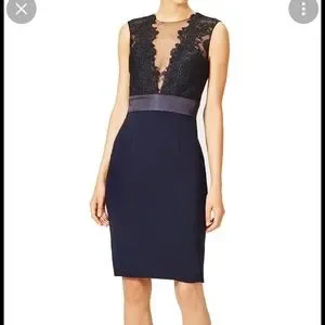 Theia Dresses Theia Deep Midnight Sheath Poshmark